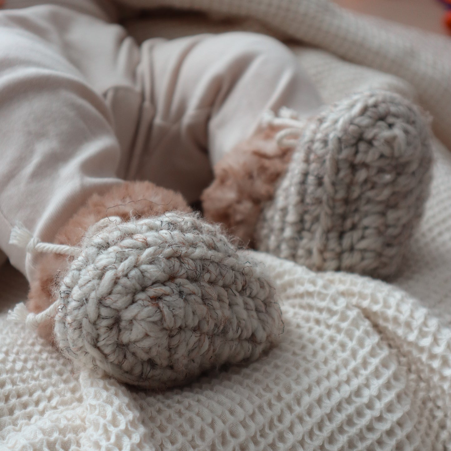 Les chaussons douceur avec fourrure