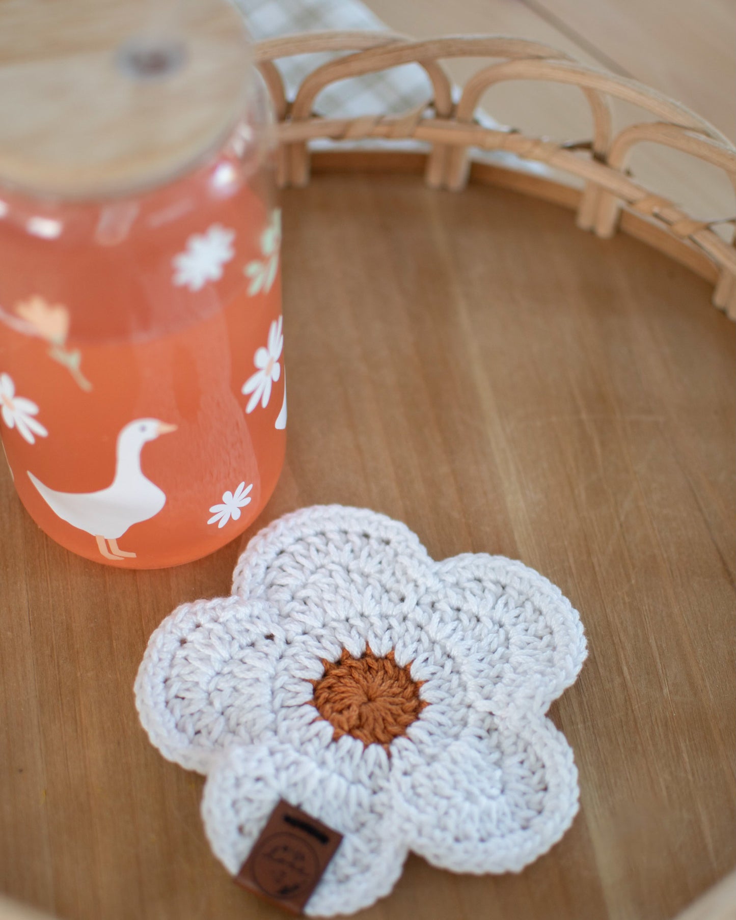 Le sous-verre fleuri