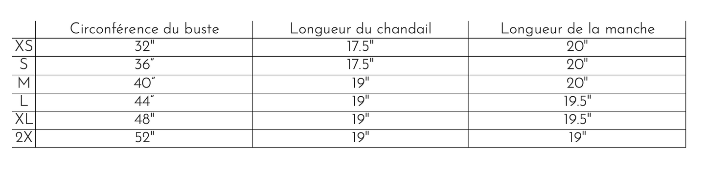 Le chandail chéri