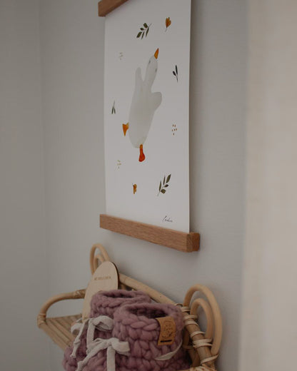 L'impression d'aquarelle d'oie